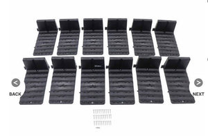 CALIBER EDGEGUARDS FOR ENCLOSED TRAILERS 4-1/4" TALL, 12 PACK - FOR SNOWMOBILE TRAILERS - RETAIL BOX