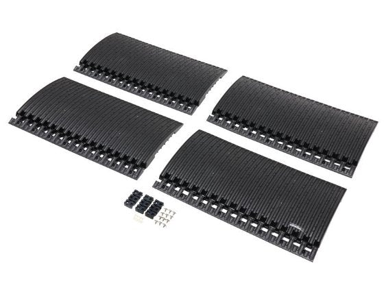 CALIBER EDGE GLIDE XL TRANSITION PLATE RAMP FLAP FOR ENCLOSED TRAILERS, 4PK, 8' LONG - RETAIL BOXED