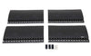 CALIBER EDGE GLIDE XL TRANSITION PLATE RAMP FLAP FOR ENCLOSED TRAILERS, 4PK, 8' LONG - RETAIL BOXED