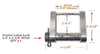 INFINITERULE TRAILER LATCH LOCK FOR DEMCO STAMPED EZ-LATCH COUPLER, 2" BALL