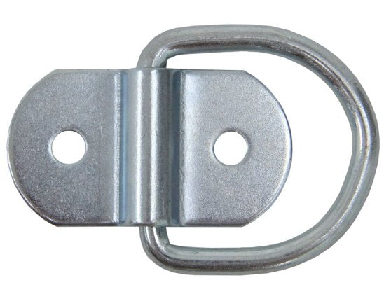 LIGHT DUTY D-RING TIE DOWN ANCHOR, 2-1/4" WIDE, SURFACE MOUNT, 330lbs WLL , 1,000lbs CAPACITY