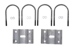 U-BOLT KIT FOR 10K HEAVY DUTY 5" ROUND AXLE , WITH U-BOLTS, TIE PLATES AND NUTS FOR 1 AXLE, 8-7/8" L