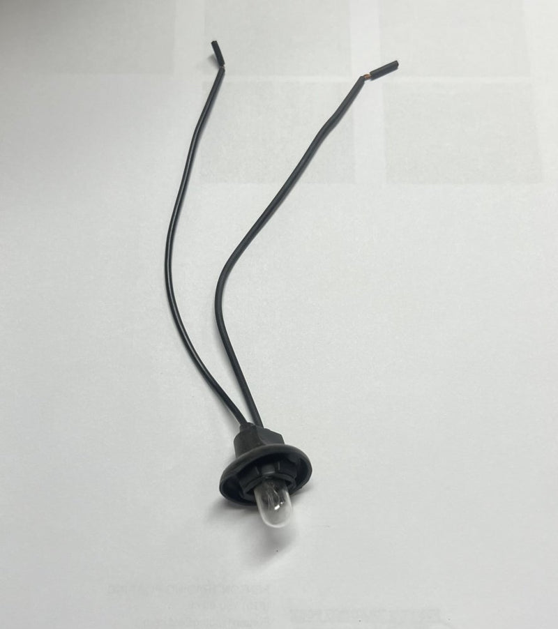 WEDGE BASE SOCKET WITH 194 BULB FOR BARGMAN 58/59/68 SERIES LIGHTS