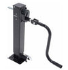 RAM 2-SPEED SQUARE DIRECT WELD ON JACK, SPRING RETURN DROP LEG, 25-7/8" LIFT 10K LIFT, 12K SUPPORT