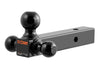 CURT MULTI BALL MOUNT FOR 2" HITCH, 1-7/8" , 2" , 2 - 5/16" TRAILER BALLS