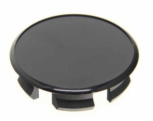 BLACK CENTER CAP PLUG - SNAP IN FOR TRAILER CENTER CAP WHEEL O.D. 2-1/16" , FOR 1-7/8" HOLE