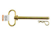 HITCH PIN 5/8" DIAMETER X 6-1/4" LENGTH, YELLOW ZINC PLATED