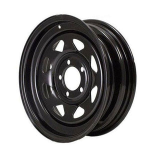 ST145R12 5X4.5 BLACK SPOKE - TASKMASTER