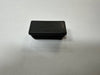 1" X 2" SQUARE PLASTIC END CAP, BLACK PLASTIC FOR CROSS LADDER RACKS - TUBE END CAP