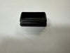 1" X 2" SQUARE PLASTIC END CAP, BLACK PLASTIC FOR CROSS LADDER RACKS - TUBE END CAP