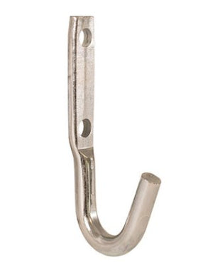 BOLT ON TARP HOOK 5", ZINC PLATED