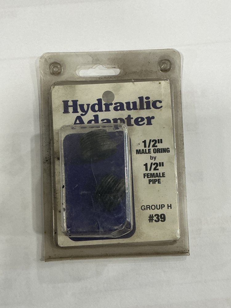 HYDRAULIC ADAPTER 1/2" MALE ORING BY 1/2" FEMALE PIPE