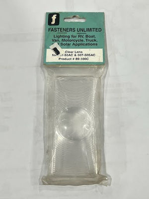 CLEAR LENS FOR 007-50SAC, FASTENERS UNLIMITED