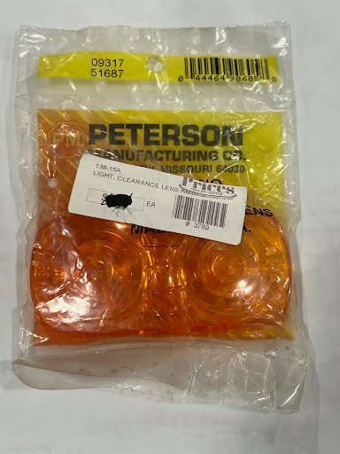 CLEARANCE LENS AMBER, PETERSON