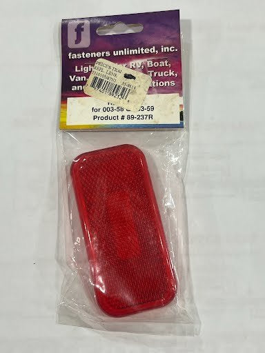 FASTENERS UNLIMITED LENS COVER, RED