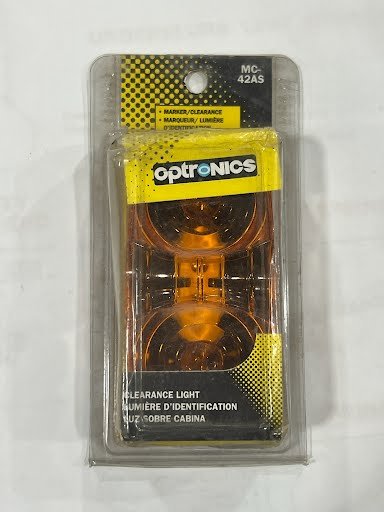 2001 OPTRONICS AMBER CLEARANCE LIGHT - MC-42AS
