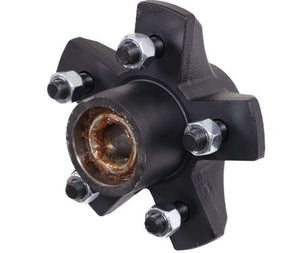 DEXTER IDLER HUB ASSEMBLY - 5 ON 4.5 5X4.5, FOR 3.5K AXLES - NEW TAKE OFFS
