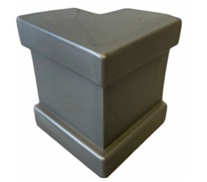 REAR ROOF CORNER CAP, PLASTIC, GRAY