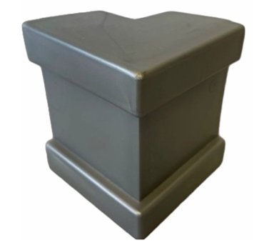 REAR ROOF CORNER CAP, PLASTIC, GRAY