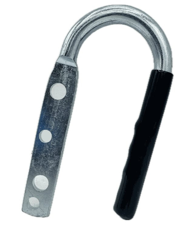 TRAILER COUPLER GRIP HANDLE, BOLT ON, ZINC PLATED, TONGUE HANDLE, - FULTON
