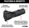CURT ECHO WIRELESS BRAKE CONTROLLER, 7-WAY PLUG IN, BLUETOOTH CONNECTION, UP TO 2 AXLES PROPORTIONAL