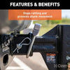 CURT NO-TOOL ANTI RATTLE HITCH CLAMP FOR 2-1/2" RECEIVER - RETAIL PACKAGED