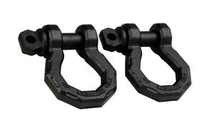 BULLETPROOF C-CHANNEL SHACKLES FOR SAFETY CHAINS (PAIR) - 8,000lbs WLL