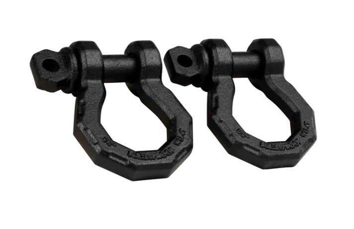 BULLETPROOF C-CHANNEL SHACKLES FOR SAFETY CHAINS (PAIR) - 8,000lbs WLL