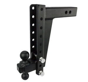 BULLETPROOF HITCHES 2-BALL MOUNT FOR 2-1/2" HITCH, 12" DROP, 12" RISE - 22K