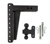 BULLETPROOF HITCHES 2-BALL MOUNT FOR 2-1/2" HITCH, 12" DROP, 12" RISE - 22K