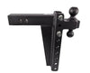 BULLETPROOF HITCHES 2-BALL MOUNT FOR 2-1/2" HITCH, 12" DROP, 12" RISE - 22K