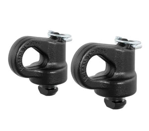 CURT OEM PUCK SYSTEM GOOSENECK SAFETY CHAIN ANCHORS (PAIR) 38K, FOR CHEVY, FORD, GMC AND NISSAN