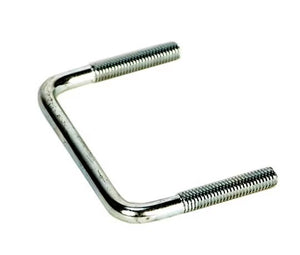 U-BOLT SQUARE 4-1/8" WIDE, 7/16"-14 DIAMETER, 3" LONG, ZINC