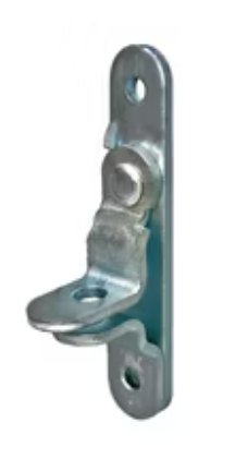 CAM BAR DOOR LATCH HASP, 1 PIECE, 2 BOLT ON 4.75" CENTER SPACING, 5.66" x 1.25" OVERALL MEASUREMENT