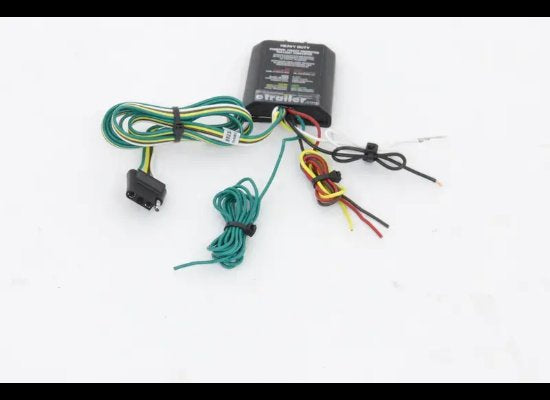 Curt Powered Tail Light Converter with 4-Pole Flat Trailer Connector