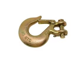 TPP - FORGED CLEVIS HOOK WITH LATCH, GR70, G70, 5/16", 3/4" OPENING, 18K CAPACITY