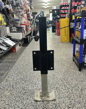 NEW TAKE OFF - RAM TOPWIND DROPLEG JACK 29" LIFT 7K LIFT , 8K SUPPORT, SQUARE, BOLT OR WELD ON
