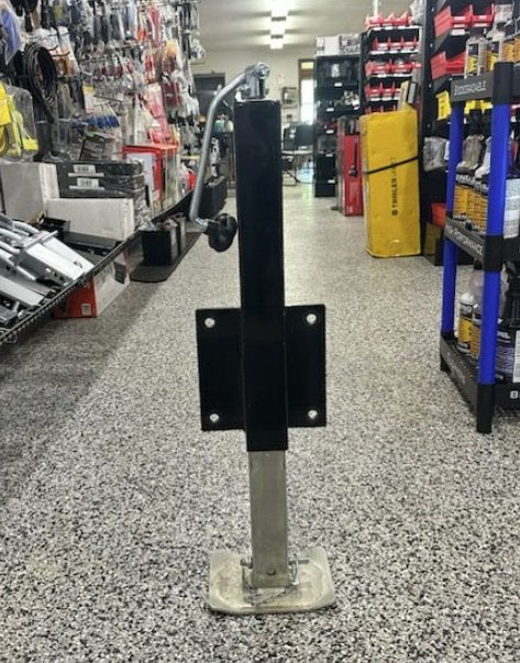 NEW TAKE OFF - RAM TOPWIND DROPLEG JACK 29" LIFT 7K LIFT , 8K SUPPORT, SQUARE, BOLT OR WELD ON