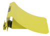 ERICKSON E-CHOCK WHEEL CHOCK FOR E-TRACK SYSTEM, YELLOW, STEEL , 8-1/2"L X 6-3/8" W X 4-1/2" T